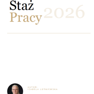 Staż pracy 2026. Iza Leśniewska